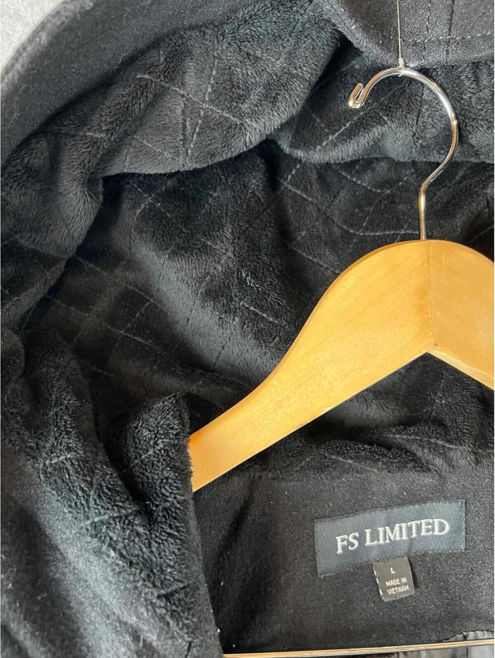 Fs Limited Jacket Wool Lightweight Zip Up Hooded Womens L - Picture 9 of 13